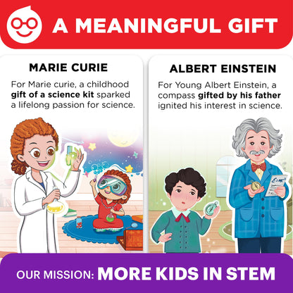 Doctor Jupiter My First Science Kit for Kids Ages 4-5-6-7-8 | Birthday Gift Ideas for 4+ Year Old Boys & Girls | Toy Stem Kit with 50+ Experiments | Learning & Educational Projects