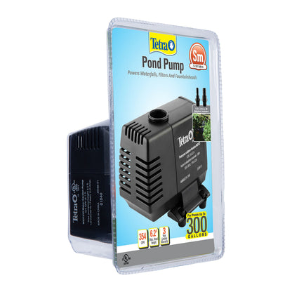 TetraPond Water Garden Pump, Powers Waterfalls/Filters/Fountain Heads,Black,50 to 500 Gallons