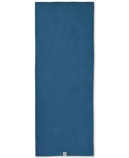 Gaiam Stay Put Yoga Towel Mat Size Yoga Mat Towel (Fits Over Standard Size Yoga Mat - 68"L x 24"W), Lake