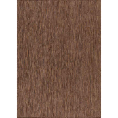 Washable Indoor Outdoor Rug Weather Resistant Carpet Modern Solid for Porch Deck Balcony Backyard Patio Rug 5x7 Gold Brown