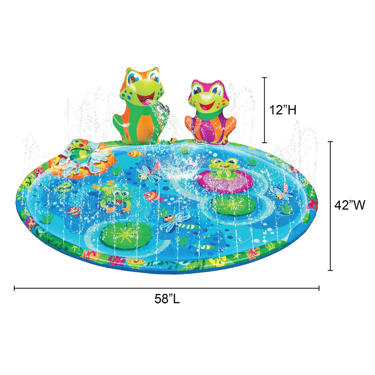 Banzai Froggy Pond Splash Mat