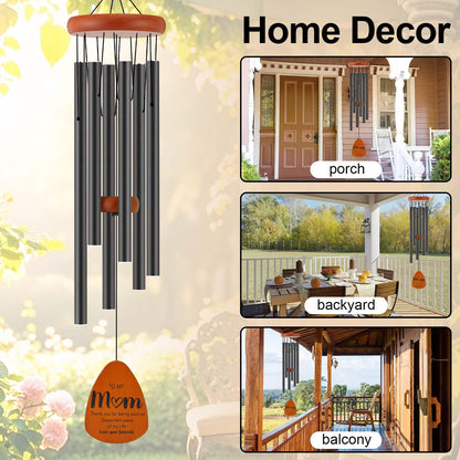 Gifts for Mom, Birthday Gifts for Mom from Daughter Son, Mother Gift for Birthday, Mothers Day, Thanksgiving, Christmas, Valentines Day, 32 Inch Wind Chimes Gift for Home Decor