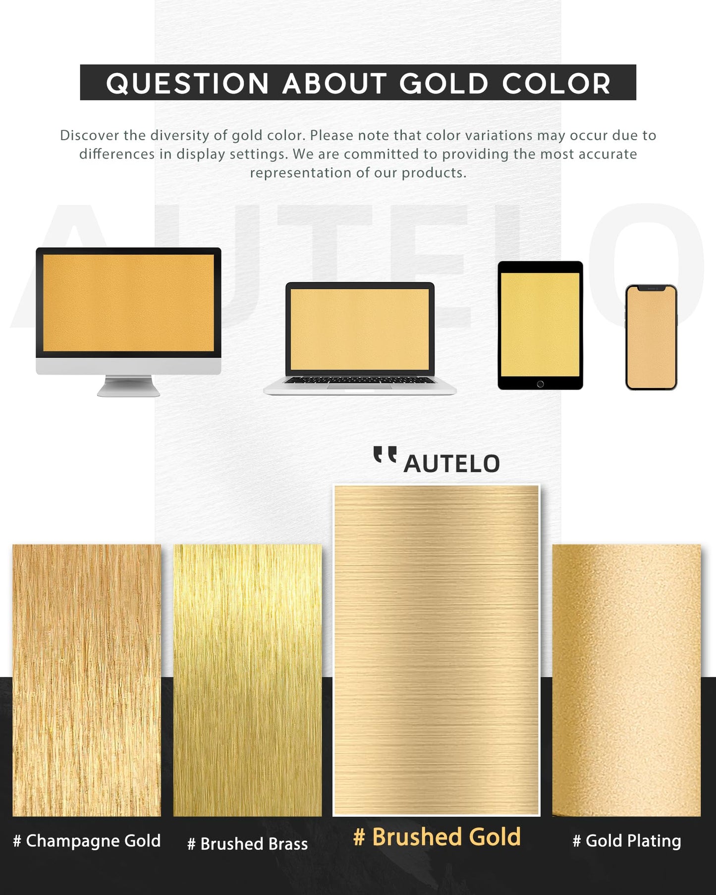 AUTELO 2 Pack Gold Pendant Lights, Hanging Lamp in Brushed Gold Finish with Clear Globe Glass, Mid Century Pendant Lights Kitchen Island with Adjustable Rods for Kitchen H9377 CLBG-2PK