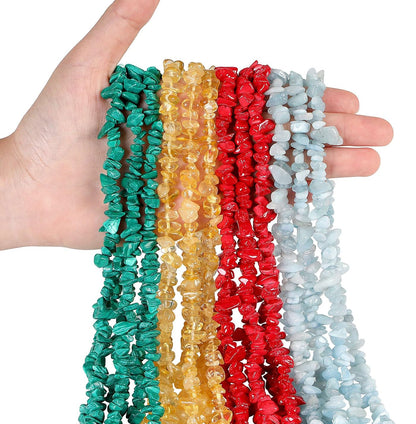 LAIDANLA Malachite 400pcs Natural Chip Stone Beads 5-8mm Healing Crystal Irregular Gemstones Drilled DIY Loose Rocks Bead Crystal for Bracelet Earrings Necklace Jewelry Making Crafting