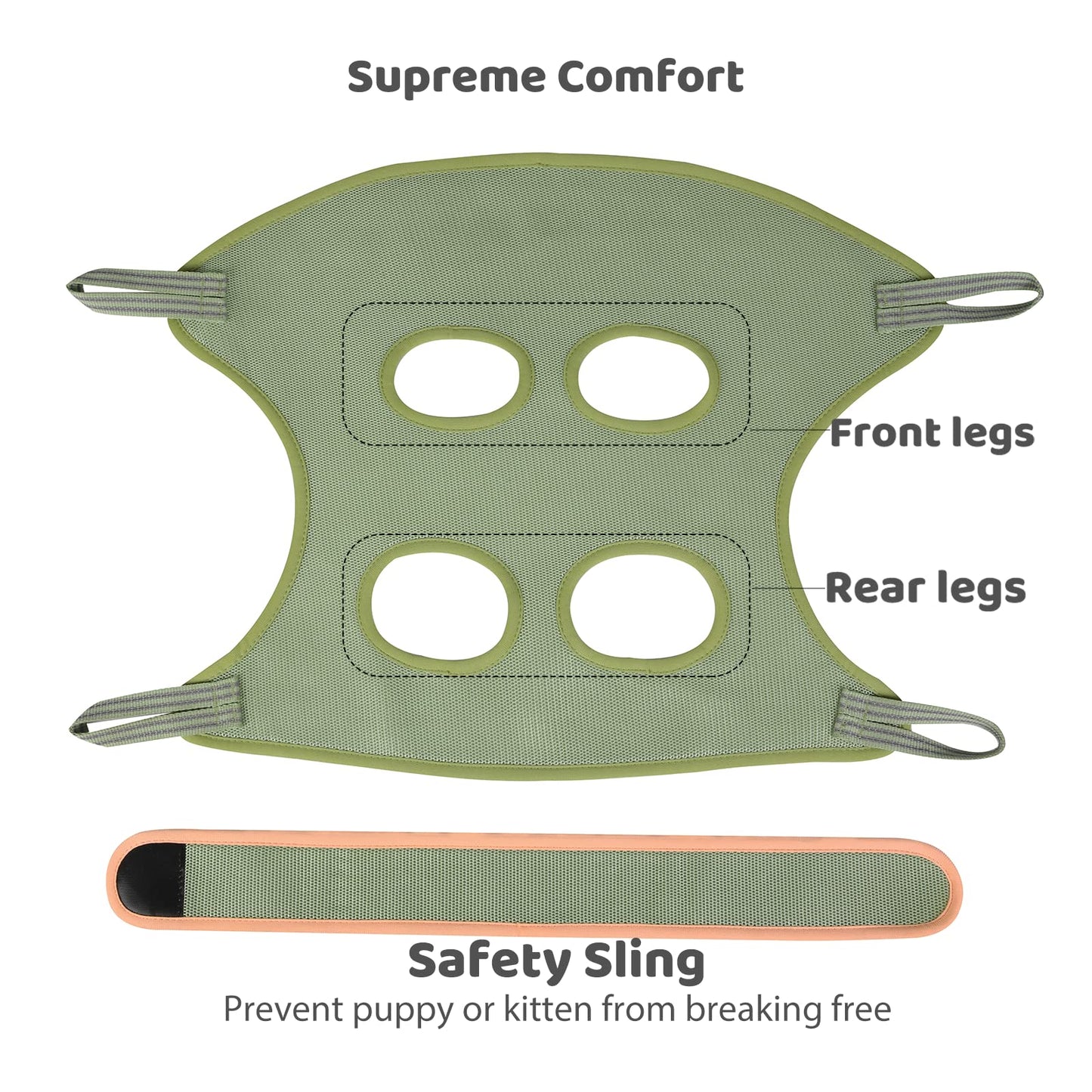 Guzekier Cat Grooming Hammock Harness for Cats, Cat Nail Clipper