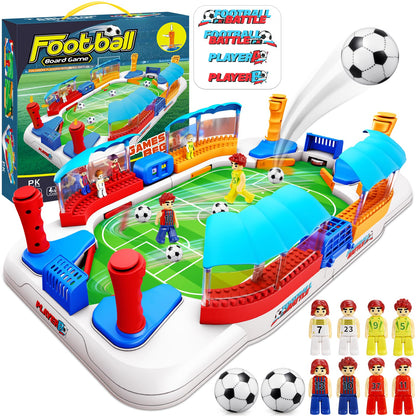 Mini Foosball Table Game Soccer Toys for Kids Ages 3 4 5 6 7 8-12 – Portable Soccer Board Game, Interactive Tabletop Sports Toy, for Boys Girls for Indoor Family Party, Playroom