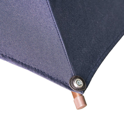 Ogrmar 6.5x10ft Patio Umbrella Rectangular Outdoor Table Umbrella with Crank & Push Button Tilt for Terrace, Backyard, Garden, Courtyard, Swimming Pool, Lawn (Navy Blue)