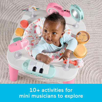Fisher-Price Baby to Toddler Toy 3-in-1 Musical Moments Activity Center & Play Table with Music Lights & Developmental Activities