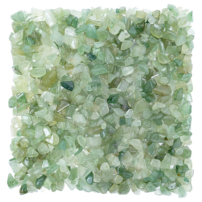 ZAICUS Green Jade Crystal Chips Bulk Gemstone Valentine Gift, Healing Crystal Natural Irregular Shaped Crushed Stone Reik Healing Tumbled Chips Crystal Chips for Witchcraft & 1 Lb"