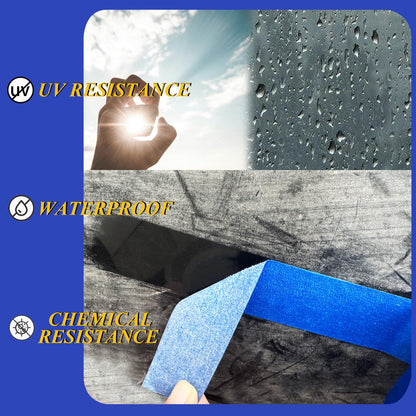 Professional Painters Tapes 2 Inch Wide (1.88 In x 60.1 Yds x 6 Rolls =360.6 Yds ), Blue Masking Tape, Paint Paper Tape, Protects Surfaces, No Residue, Painter's Tape for Wall Painting, Canvas Edging