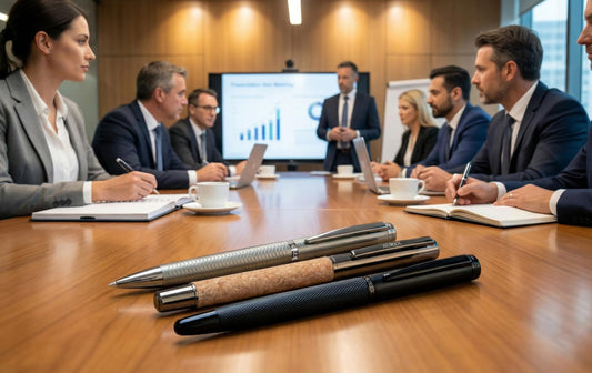 AUREX Luxury Black Rollerball Pen – Metal Pen with Cap, Micro Tip, Diamond Body Design, Gift Box & Blue + Black Ink – Executive Writing Pen