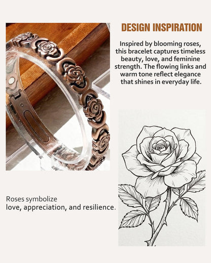 Jecanori Pure Copper Bracelets for Women, Effective Magnetic Therapy Bracelet for Women, Adjustable Copper Jewelry Gift