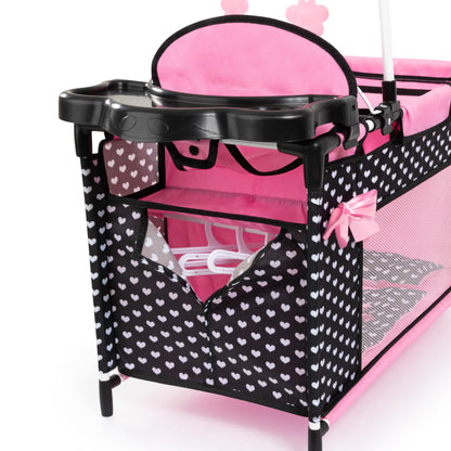 Bayer Baby Doll Furniture Set with Bed, Highchair & Storage for 18 in Dolls