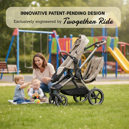 Hammock Seat Attachment. Alternative for Universal Stroller Board for Infant and Toddler or Toddler Stroller 3-5 Year Old. Alternative for Stroller for Toddler (Sandstone)