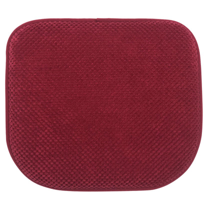 PAGGED Wine Red Foam Seat Cushions Kitchen Chairs Pads for Dining Chairs Non Slip Office Seat Cushions Washable U Shaped Soft Thick Large Metal Wooden Chair Cushions,17" x 15"