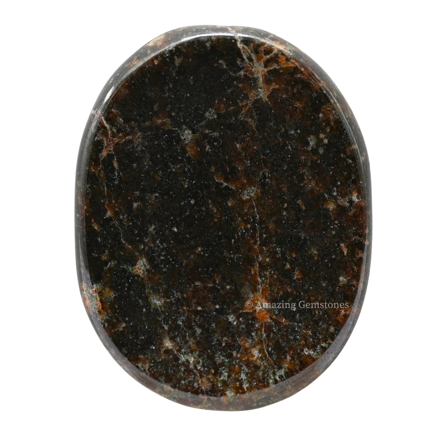 Amazing Gemstone Garnet Worry Stone Crystals and Healing Stones - Stones for Stress Relief - Piedra Crystal Fidget for Meditation, Relaxation - Unique Stocking Stuffers and Birthday Gift