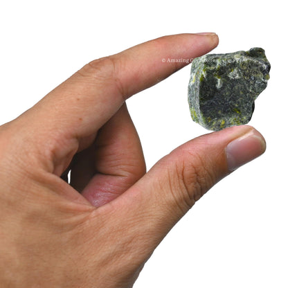 Amazing Gemstone Green Jade Raw Crystals and Healing Stones, Natural Rocks for Tumbling - DIY Raw Stones and Crystals, 2 Pieces