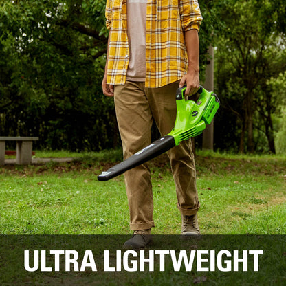 Greenworks 40V (150 MPH / 130 CFM / 75+ Compatible Tools) Cordless Leaf Blower, Tool Only