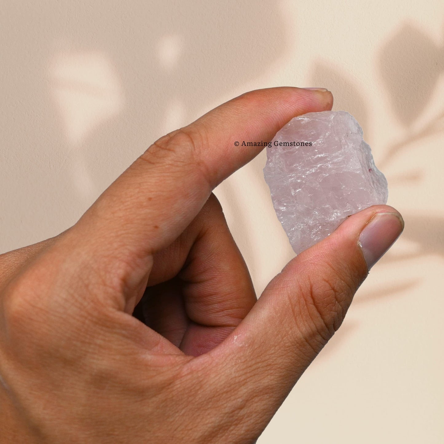 Amazing Gemstone Rose Quartz Raw Crystals and Healing Stones, Natural Rocks for Tumbling and DIY Raw Stones and Crystals (1 lb)