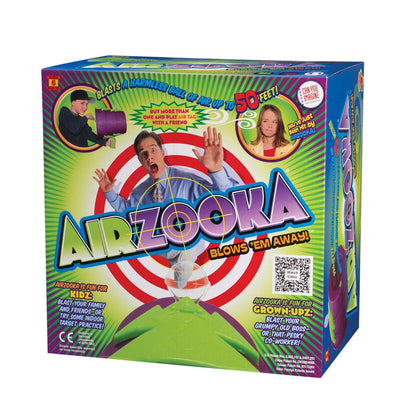 Airzooka Toysmith, Blast A Harmless Ball Of Air Toy, Black, All Ages - Adults Too