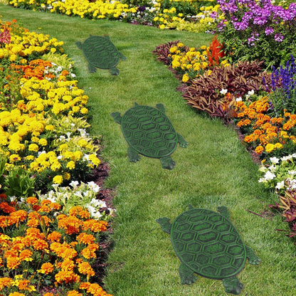 MDLUU Cast Iron Stepping Stone, Turtle Stepping Stone, Decorative Tortoise Flagstone for Lawn, Yard, Garden Walkway
