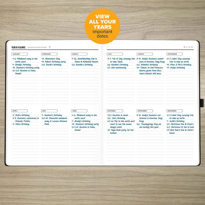Get Stuff Done Planner for Productivity - 1 Year Undated Daily Planner, 8.5- x 11- - Sturdy & Smart Organizer for Goal Setting - Personal Organizer for Men & Women