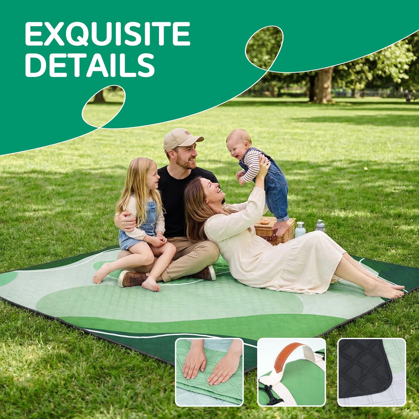 Waterproof Beach Blanket Picnic Outdoor Camping Mat Oversized Extra Large Foldable Sandproof Sand Free Resistant Big XL Giant Towel Hawaii Honeymoon Essentials Women Summer Must Have Vacation Gift