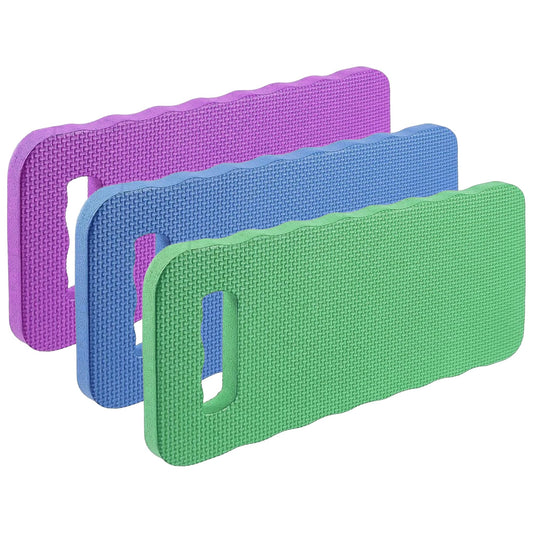 Smart Value Set of 3 Foam Kneeling Pads Perfect for Long Gardening Hours (3 Kneeling Pads Assorted Colors)