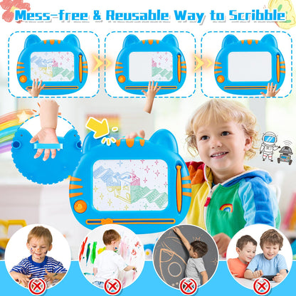 Magnetic Drawing Doodle Board for Toddler,Toddler Toys for 3 4 5 Year Old Boys Girls,Learning Educational Baby Kids Toys for Boys and Girls 3 Years and Up,Christmas Birthday Gifts