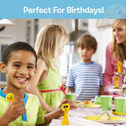 IPIDIPI TOYS Jumpeez Rocket Poppers – 24-Pack Spring Launcher Toys for Kids – Birthday Party Favors, Goodie Bag Stuffers, Classroom Prizes for Boys & Girls
