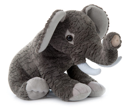 The Petting Zoo Elephant Stuffed Animal, Gifts for Kids, Wild Onez Zoo Animals, Jumbo Elephant Plush Toy 20 inches