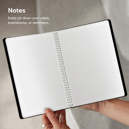 Academic Planner 2026-2027 - Hourly 2026-2027 Planner Weekly and Monthly - Appointment Book with Flexible Cover, Twin-Wire Binding - Simple Design for Productivity, June 2026 - July 2027. 8.5 x 11