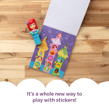 Melissa & Doug Sticker Wow!™ 24-Page Activity Pad and Sticker Stamper, 300 Stickers, Arts and Crafts Fidget Toy Collectible Character – Disney Princess Ariel - for Kids Ages 3+ - FSC Certified