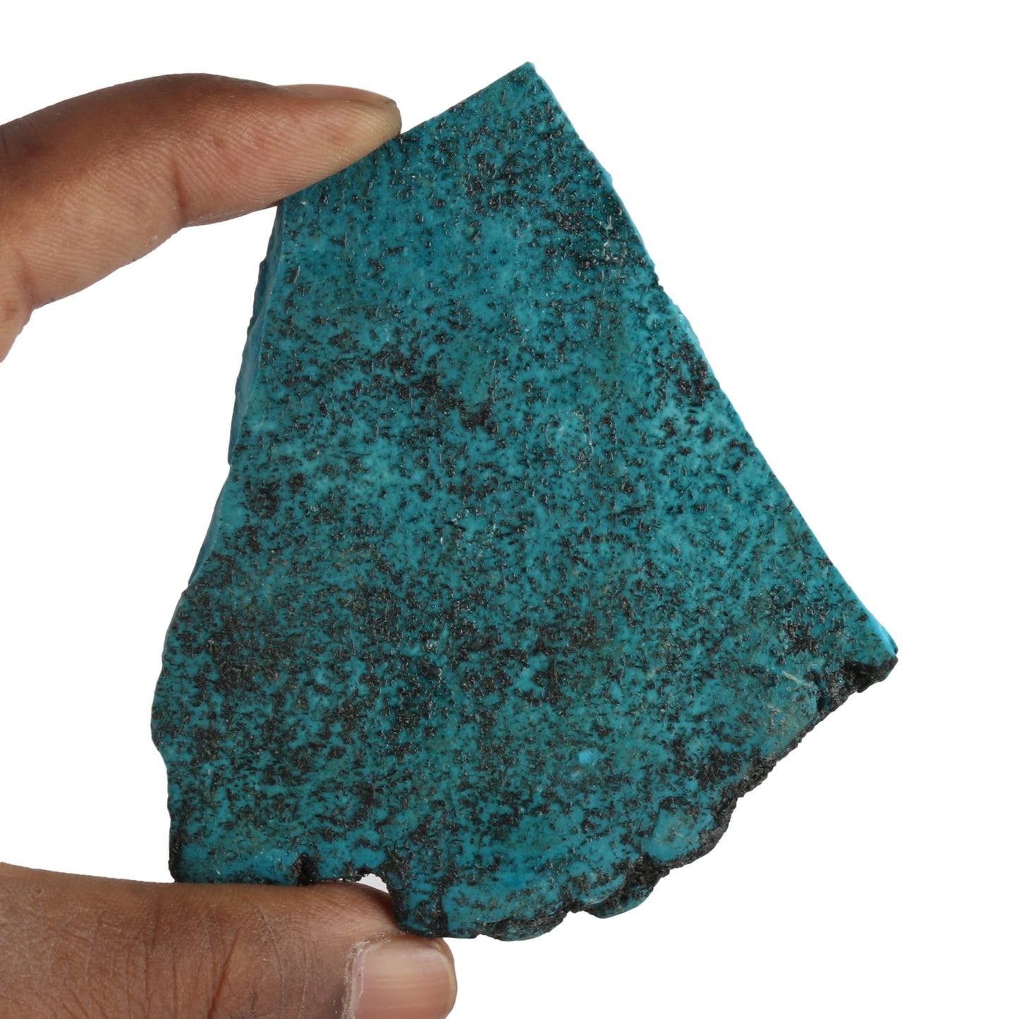REAL-GEMS Gemstones For Jewelry Making 98.00 Carat Natural Blue Turquoise Slab Crystals and Stones Jewelry Making For Women And Men
