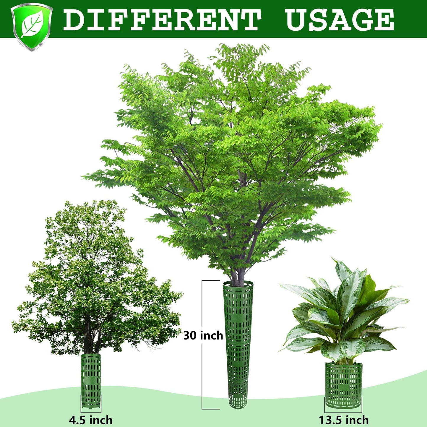 YGAOHF 7 Pack Tree Trunk Protector Guard, Expandable Tree Wraps to Protect Bark, Heavy Duty Tree Protectors from Deer, Tree Guards Trunk Protecter Trimmers, Mowers, Animals Saplings Fruit Trees