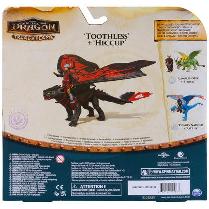 DreamWorks Dragons, How to Train Your Dragon, Toothless & Hiccup, Viking Duo Action Figures, Kids Toys for Boys Ages 4 and up