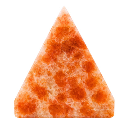 Amazing Gemstone Sunstone Pyramid Crystal Healing Stones - 1.5" Great Pyramid Figurine of Natural Stone Pyramid for Meditation, Reiki, Chakra Balancing and Crystal Pyramids Grid