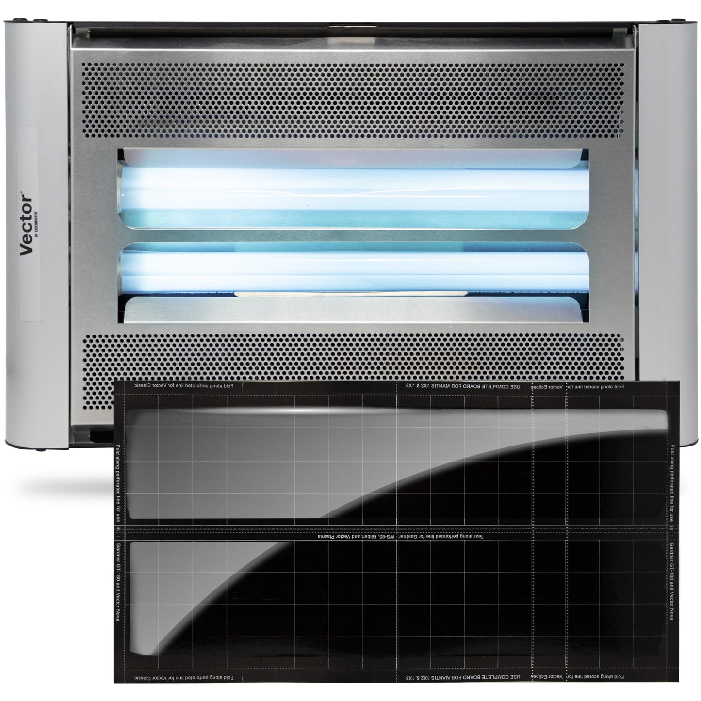 Catchmaster Vector Plasma Screened UV Light Fly Traps Silver, Gnat Traps for House Indoor, Shatterproof Bulbs, UV Lamp Insect Killer, Bug Catcher for Commercial Kitchen, Warehouse & Restaurants