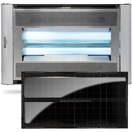 Catchmaster Vector Plasma Screened UV Light Fly Traps Silver, Gnat Traps for House Indoor, Shatterproof Bulbs, UV Lamp Insect Killer, Bug Catcher for Commercial Kitchen, Warehouse & Restaurants