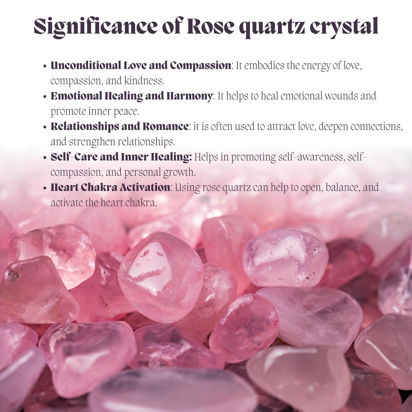 ZAARIYA Rose Quartz Crystal Tree with Bracelet for Home Decor, Healing, Spiritual Gifting, Room Decor, New Year & Good Luck Gifting | Made from Genuine Crystal Stones (9 x 3 Inches)