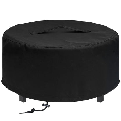 MAVINCHER Fire Pit Cover for Solo Stove - Surround Tabletop Shelter, Elevation for Ranger & Bonfire Fire Pits, Black, 44" D x 20" H