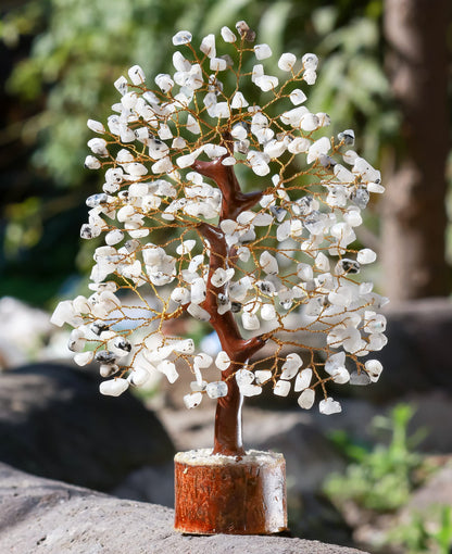 Crocon® Rainbow Moonstone Crystals Tree of Life, Birthday Gifts for Women, Men & Friends, Crystals & Healing Stones, Home Decor, Money Tree, Women Gift Ideas, House Warming Gifts New Home for Sister