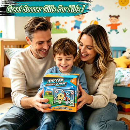 Soccer Ball Game Set for Kids: Indoor Outdoor Backyard Toss Soccer Goal Game with Balls - Sports Soccer Toys for Kids Boys for 3 4 5 6 7 8 Year Old - Birthday Gifts for Boys Girls Age 3-12