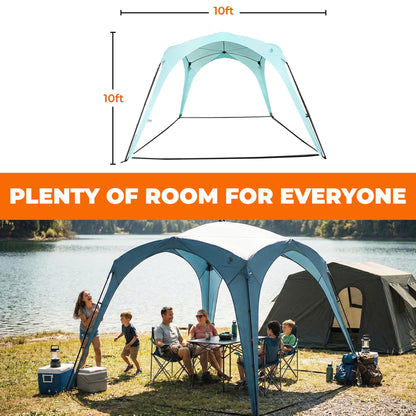 Pop ’N Go® Beach Canopy – Windproof, Beach Tent with Quick Setup, UV Shade, Lightweight & Portable Design – Perfect for Beach Days, Outdoor Play, Camping & Family Adventures (Sweet Mint)