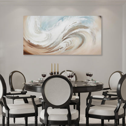 Abstract Wall Art Canvas Wall Paintings Modern Beige Wall Decor Aesthetic Room Decor Wall Art Framed Artwork for Living Room Bedroom Dining Room Home Office Decor 24"x48"