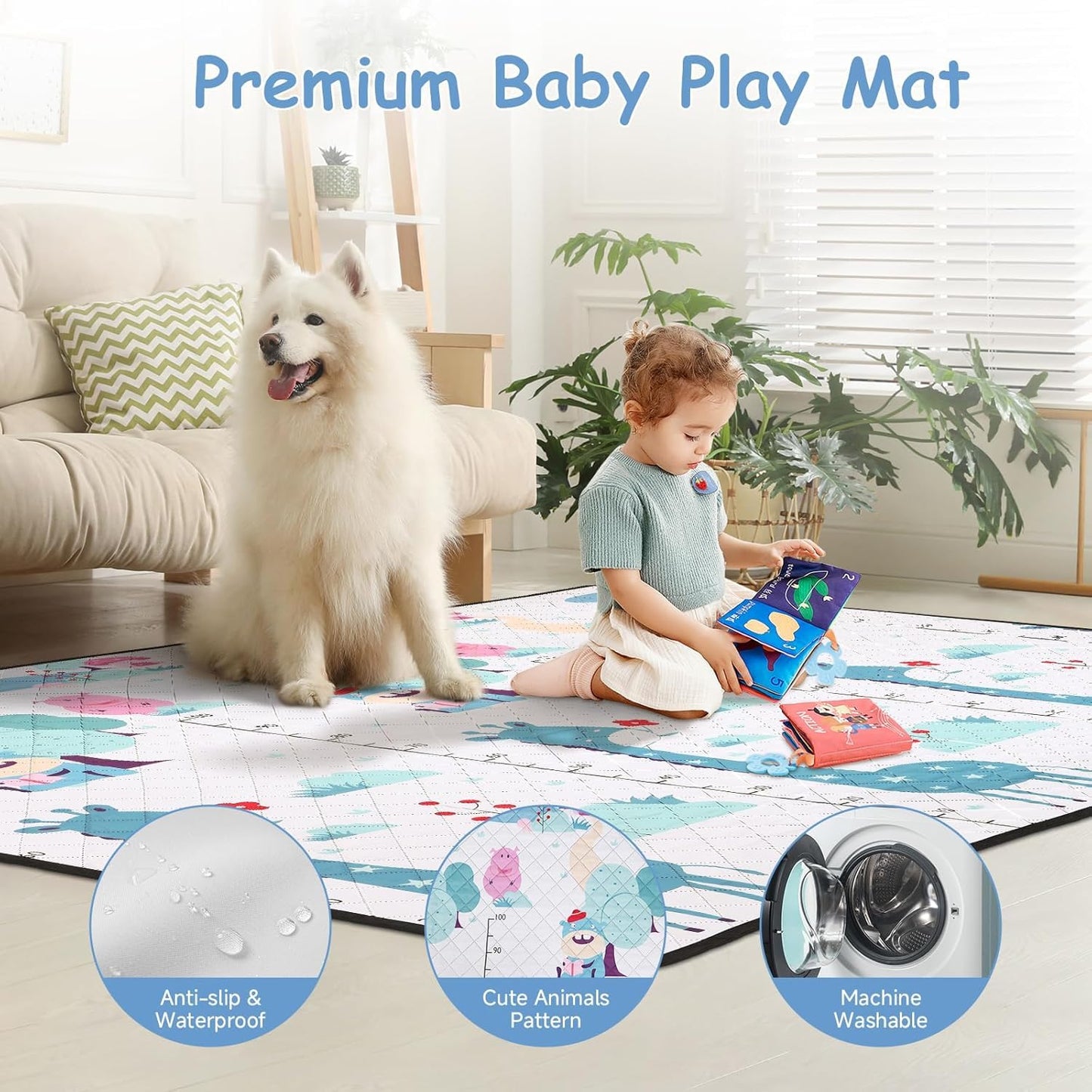 JINXIA Baby Playpen with Mat 79"*70", Large Play Pen for Babies and Toddlers with Soft Breathable Mesh, Climb-Proof Anti-Fall Baby Playpen, Sturdy Safety Play Yard for Indoor Outdoor Fun, Grey