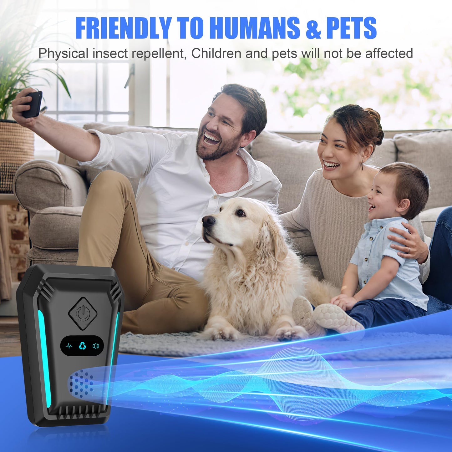 Ultrasonic Mouse & Pest Indoor Repeller - Stronger Driving Force, Repellent for Mice, Rats, Rodent, Roaches, Ants, Spiders, Bugs, Plug-in Control Device, 3 Mode Switching (6 Pack)