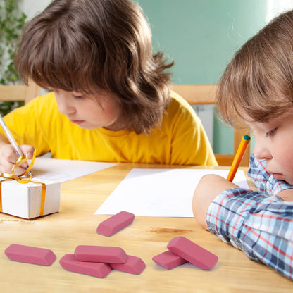 200 Pack Pink Erasers Bulk Latex-Free Soft Erasers Pencil Erasers for Students Teachers and School and Office Supplies