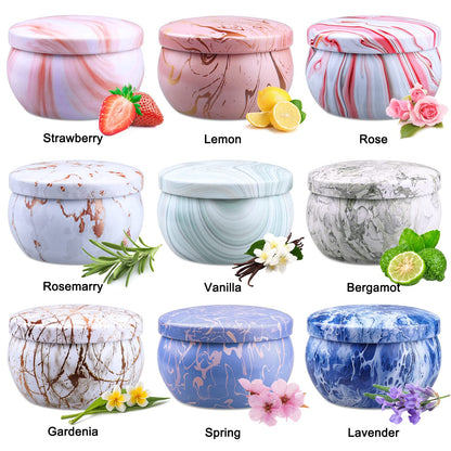 Scented Candles Gifts for Women, 2.5oz Aromatherapy Candles for Home Scented, Long Lasting Soy Wax Candle Sets for Women Gift,Small Candles for Gifts Bath Yoga Spa Birthday Gift