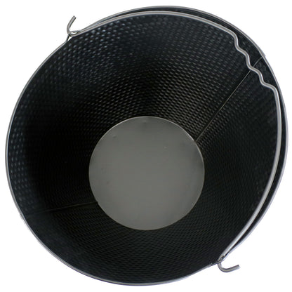 Sunnydaze 5-Gallon Fireplace Ash Bucket with Shovel and Brush - Iron Ash Bucket for Indoor Fireplaces or Outdoor Fire Pits